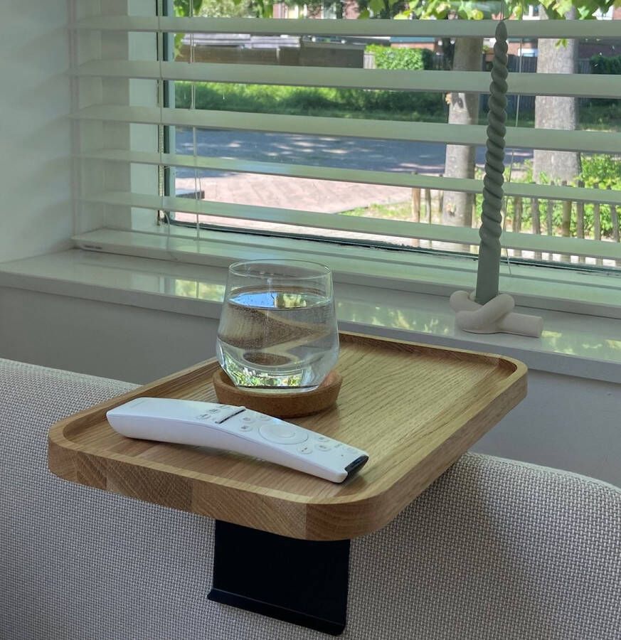 Nordic Style Sofa Tray Bank tafeltje Massief Eiken Naturel Bijzettafetje
