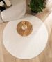 Nordic Weavers Rond vloerkleed Scandinavisch Contour Curve crème 140 cm rond - Thumbnail 2