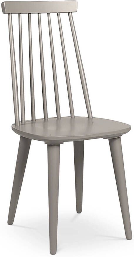 Nordiq Rowico Home Lotta Houten Spijlenstoel Lichtgrijs Eetkamerstoel Hout Modern Scandinavisch