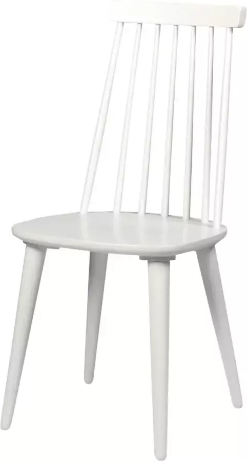 Nordiq Rowico Home Lotta Houten Spijlenstoel Wit Eetkamerstoel Hout Modern Scandinavisch