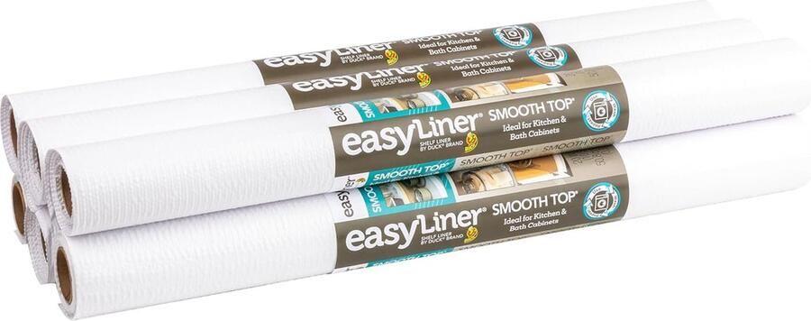 Nordivar Premium Non-Adhesive Shelf Liner – Wit 36 Voet – Makkelijk Schoon te Maken Ideaal voor Lades en Kasten