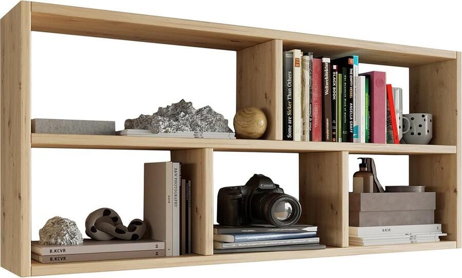 Nordivar Wandrek Artisan Eiken – Moderne Stijl – Grote Opbergruimte – Stabiel en Duurzaam – Eenvoudige Montage