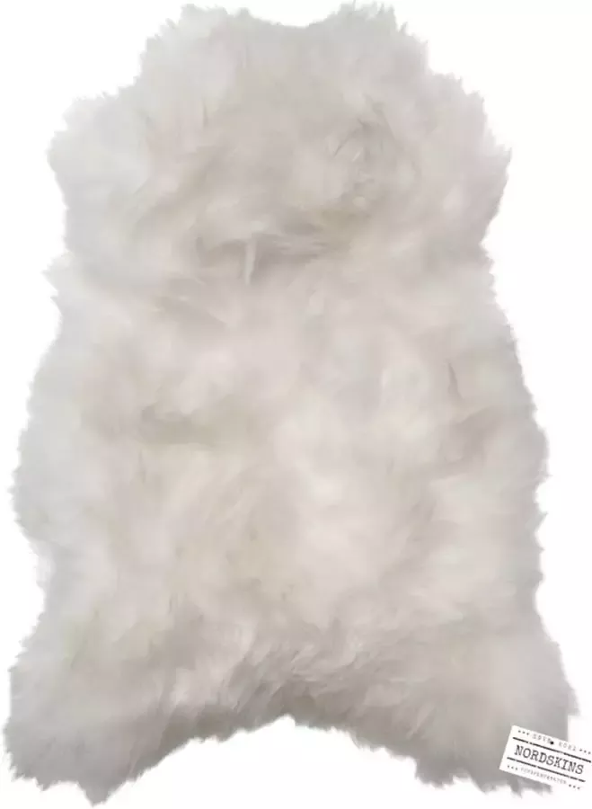 NORDSKINS Witte Schapenvacht L XL (110x65cm) NORDSKINS Vloerkleed Dierenvellen 100% Echt Schapenvacht