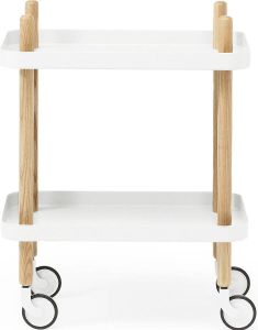 Normann Copenhagen Block Table serveerwagen wit