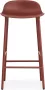 Normann Copenhagen Form barkruk met metalen frame rood 75 cm - Thumbnail 1