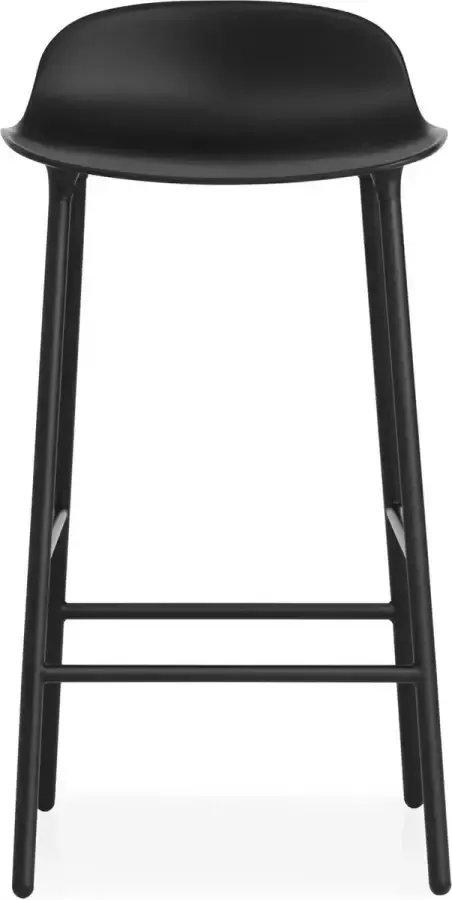Normann Copenhagen Form barkruk met metalen frame zwart 65 cm