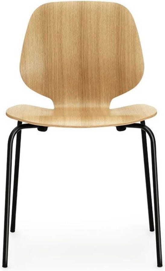 Normann Copenhagen My Chair Stoel Eiken Zwart Onderstel