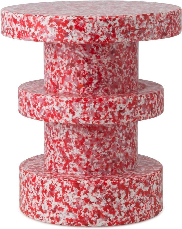 Normann Copenhagen Bit Stool Stack Bijzettafel Rood