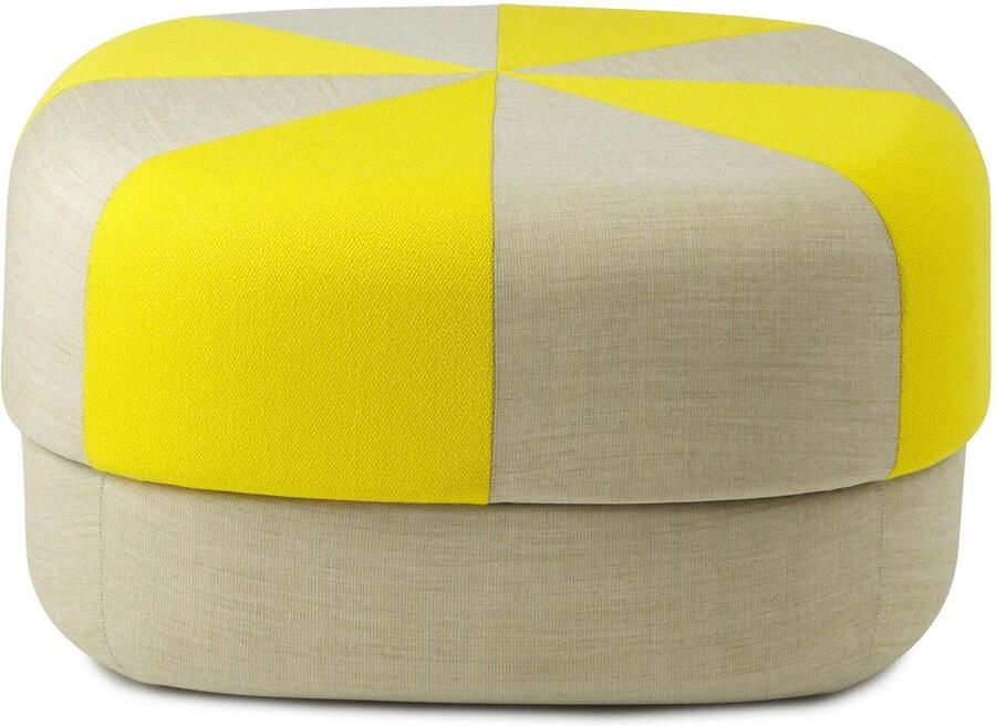 Normann Copenhagen Circus Duo Poef Large Geel