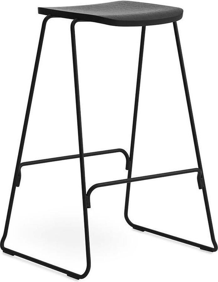Normann Copenhagen Just Barstool Barkruk 65 Cm Zwart