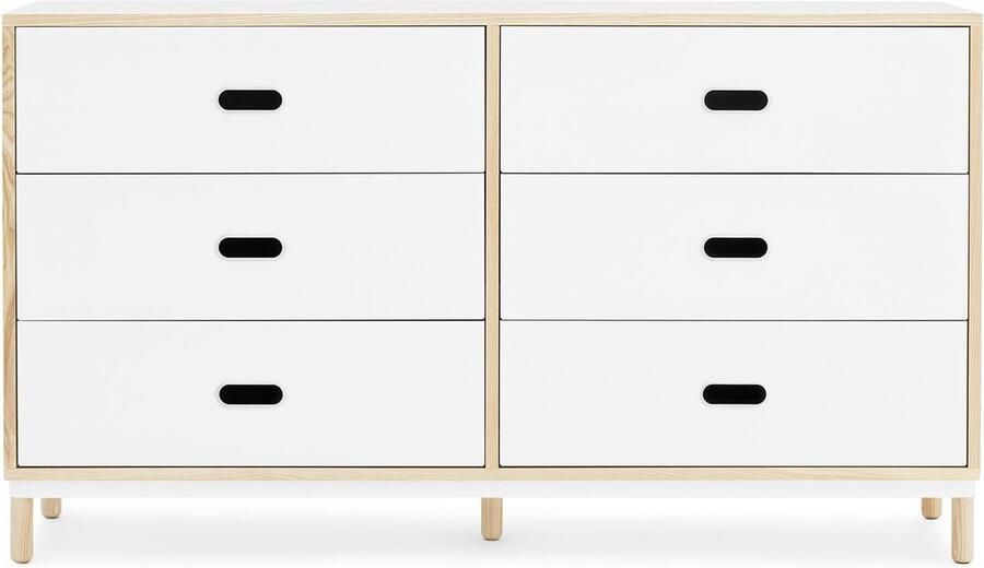 Normann Copenhagen Kabino dressoir met 6 lades Wit