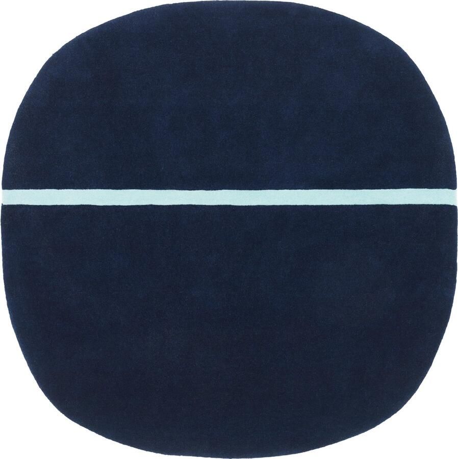 Normann Copenhagen Oona Vloerkleed Medium 140x140 Blue