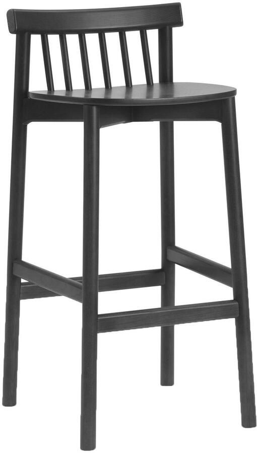 Normann Copenhagen Pind Barkruk 75 Zwart