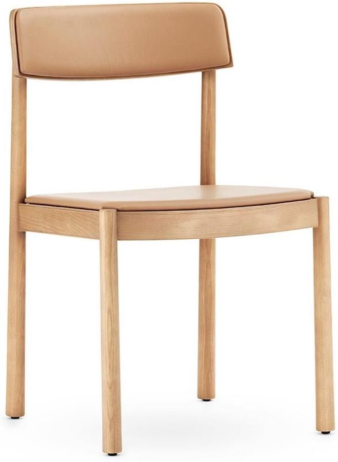 Normann Copenhagen Timb Eetkamerstoel Leer Naturel