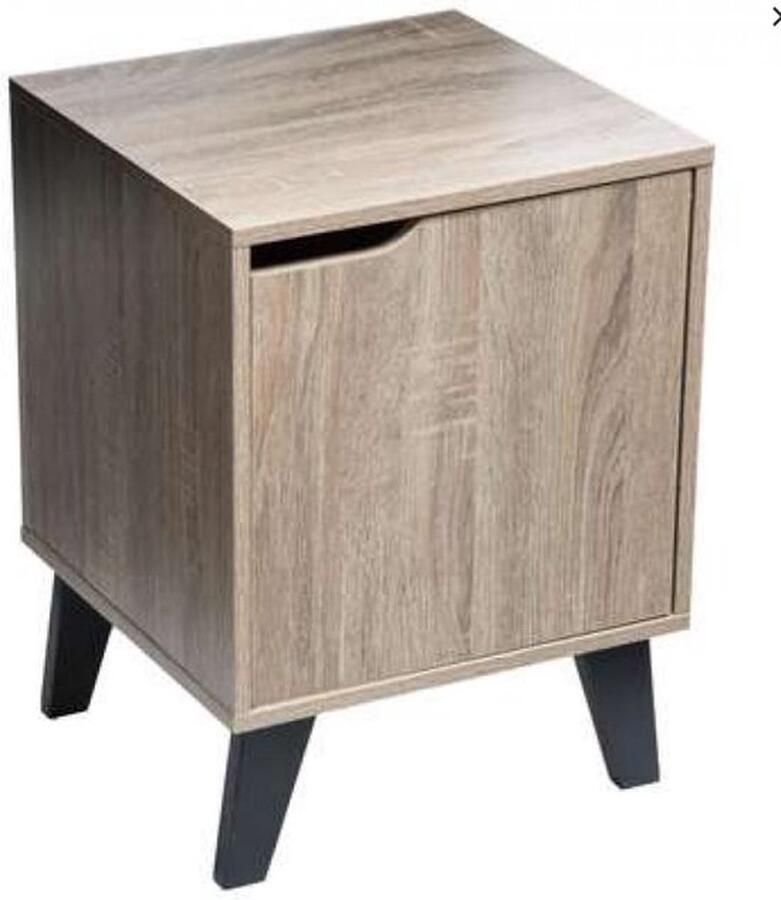 5Five Nachtkastje hout 34 5 x 32 x 47 cm Bijzettafel Hout Sidetable Beside Table