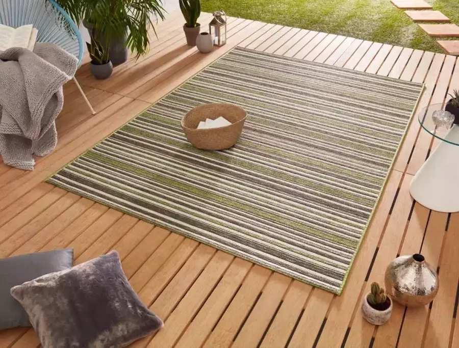 NORTHRUGS Loper Bamboo Geschikt voor binnen en buiten slijtvast en gemakkelijk in onderhoud platweefsel - Foto 1