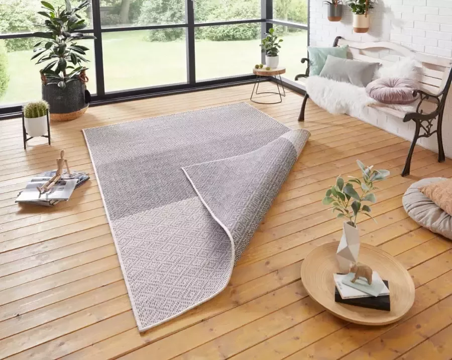 Northrugs Binnen & buiten vloerkleed Borneo taupe 200x290 cm