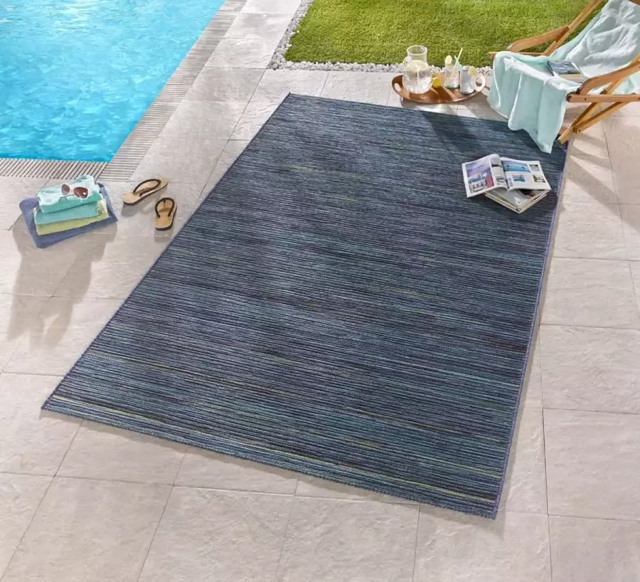 NORTHRUGS Vloerkleed Lotus In- & outdoor platweefsel modern weerbestendig tuin woonkamer - Foto 2