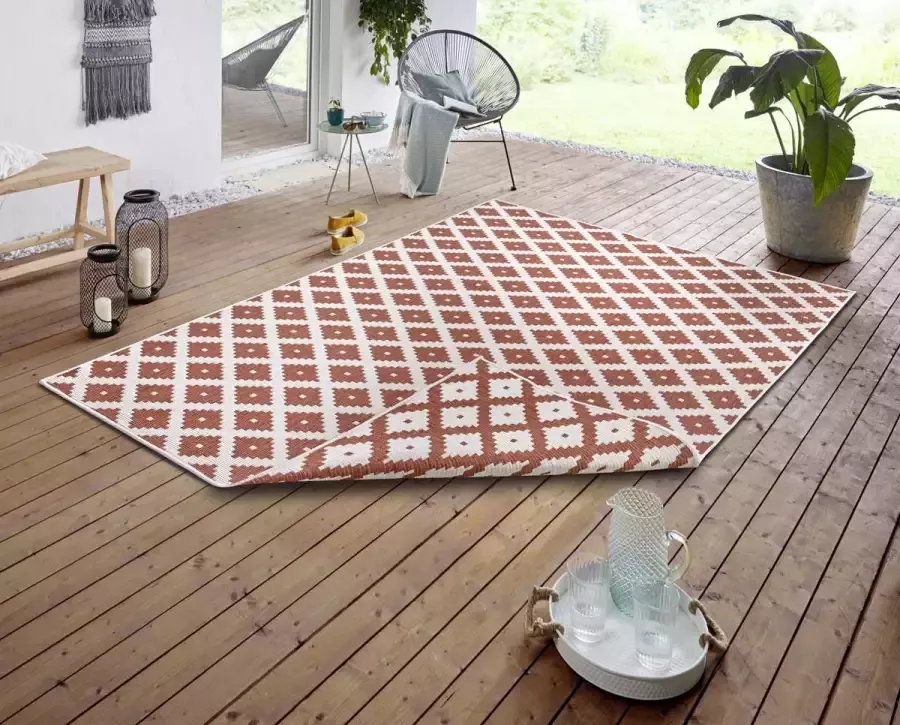 NORTHRUGS Vloerkleed Nizza Binnen- en buitengebruik weerbestendig balkon loper woonkamer waterbestendig - Foto 3