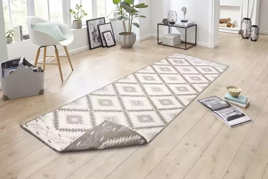 NORTHRUGS Vloerkleed Malibu Binnen- en buitengebruik weerbestendig balkon loper woonkamer waterbestendig