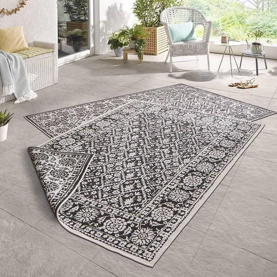 NORTHRUGS Vloerkleed Curacao Binnen- en buitengebruik loper weerbestendig balkon woonkamer waterbestendig