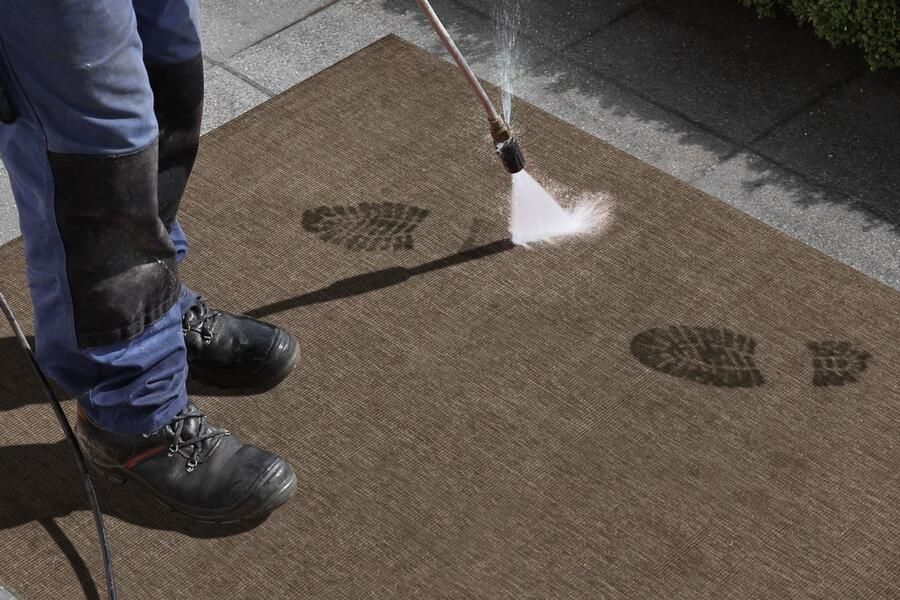 NORTHRUGS Vloerkleed Miami Geschikt voor binnen en buiten robuust gemakkelijk in onderhoud platweefsel keerbaar - Foto 7