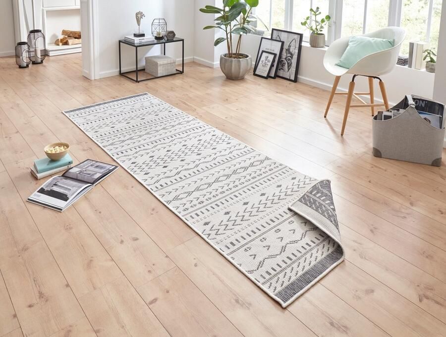 HANSE Home Vloerkleed Kuba omkeerbaar tapijt Binnen- en buitengebruik weerbestendig balkon loper woonkamer waterbestendig - Foto 7