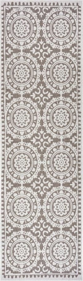 NORTHRUGS Loper Jardin Tweezijdig te gebruiken kleed in-& outdoor vintage balkon tuin woonkamer hal - Foto 2
