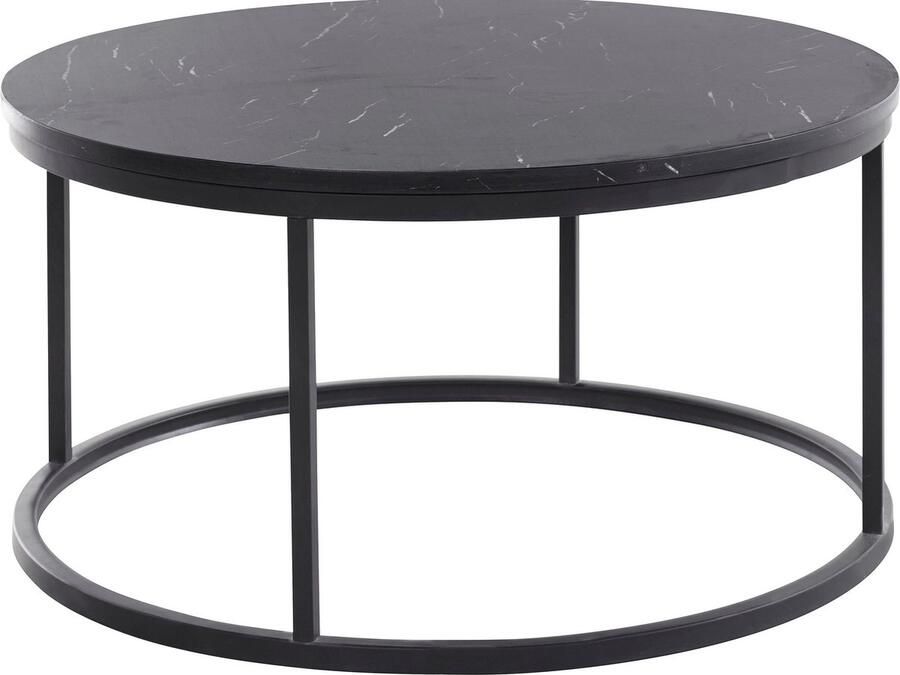 Notio Living Greco-Salontafel Zwart Marmerlook MDF - Foto 3
