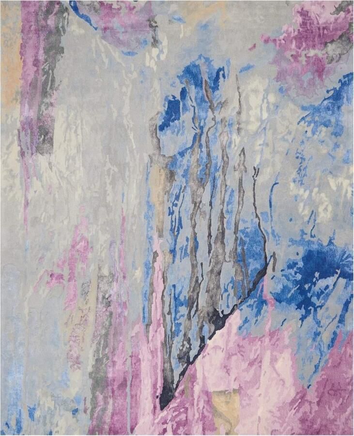 Nourison Vloerkleed Prismatic Grey Multicolor PRS11 x 351 cm