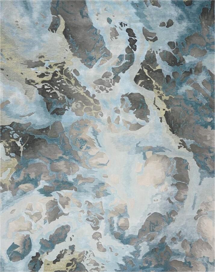 Nourison Vloerkleed Prismatic Grey Slate PRS14 x 297 cm