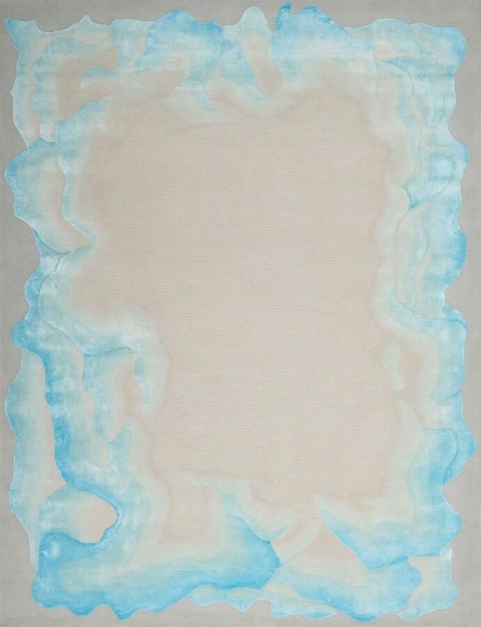 Nourison Vloerkleed Prismatic Sea Mist Blue PRS22 x 226 cm