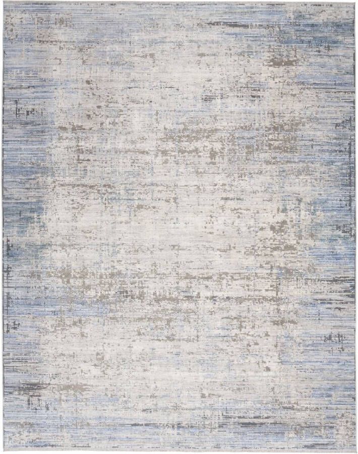 Nourison Vloerkleed Abstract Hues Blue Grey ABH02 x 229 cm