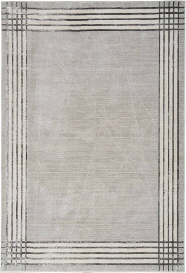 Nourison Vloerkleed Desire Grey Silver DSR01 x 180 cm