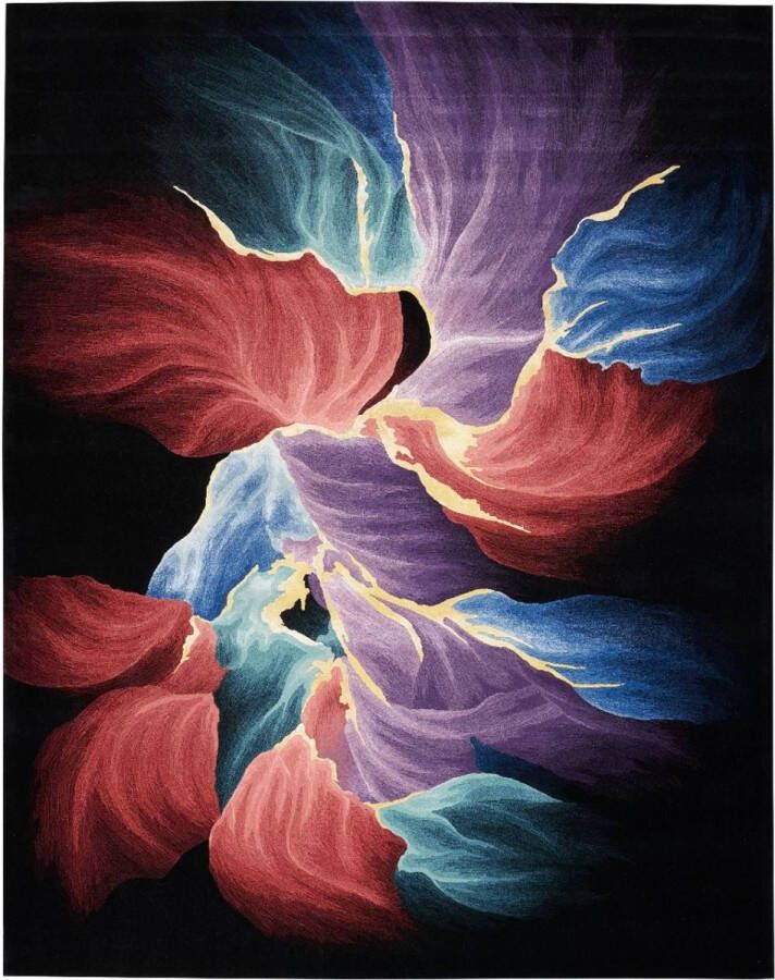 Nourison Vloerkleed Prismatic Black PRS34 x 175 cm