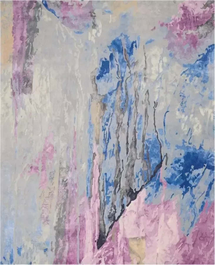 Nourison Vloerkleed Prismatic Grey Multicolor PRS11 x 175 cm