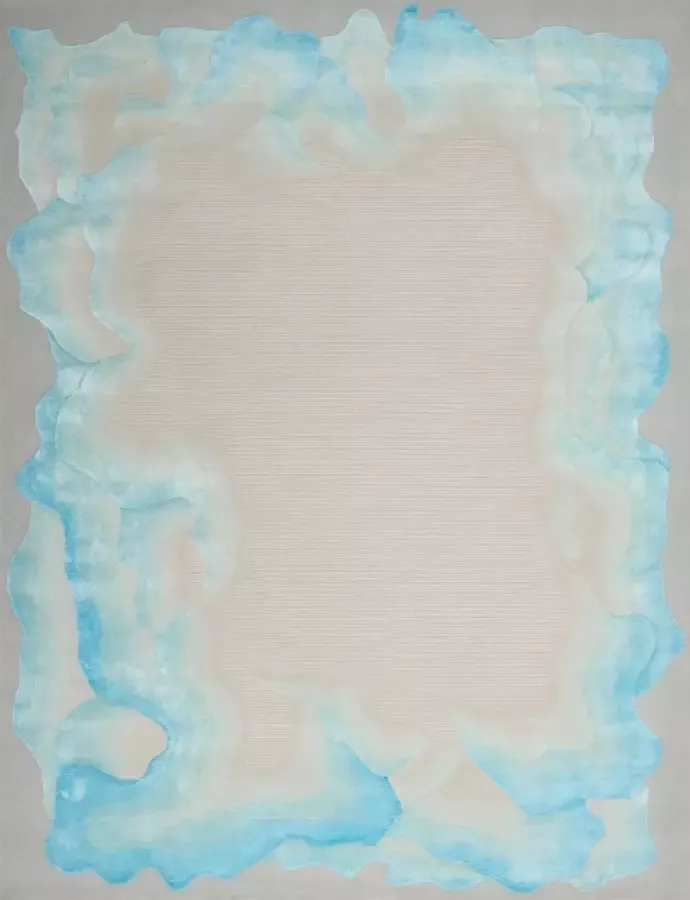 Nourison Vloerkleed Prismatic Sea Mist Blue PRS22 x 175 cm