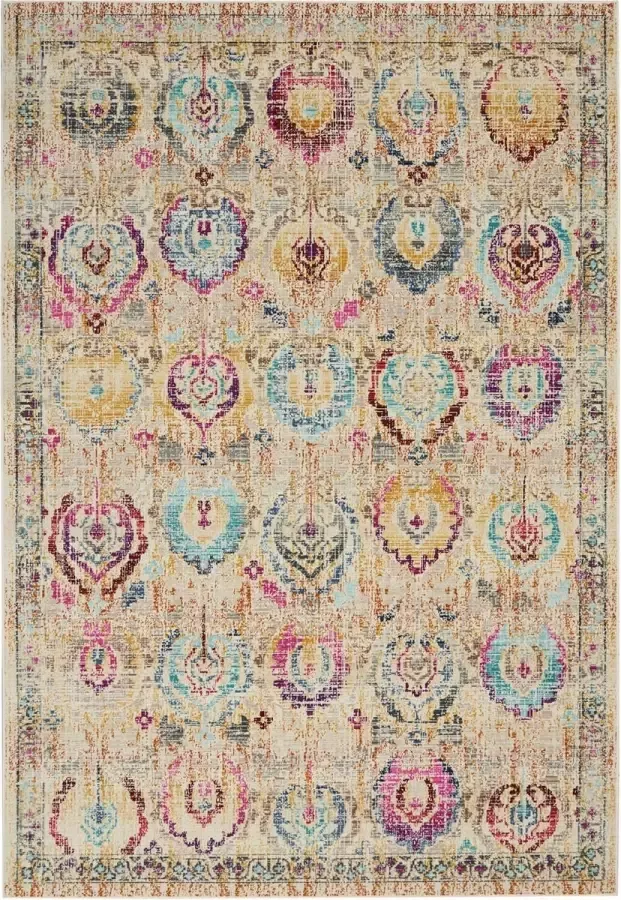 Nourison Vloerkleed 'Vintage Kashan VKA04' Multicolor Meerkleurig x 240 cm