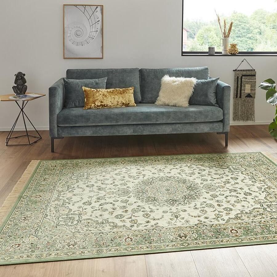 HANSE Home Vloerkleed Antiek Nain Oriëntaals met franje oriënt woonkamer slaapkamer eetkamer