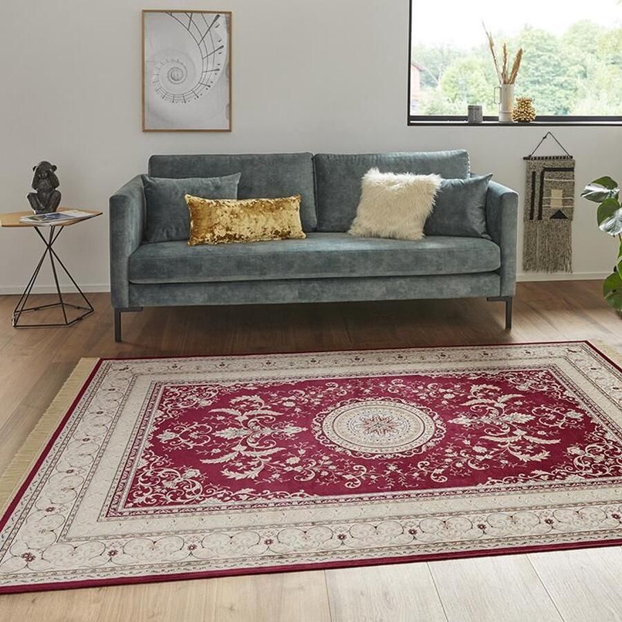 NOURISTAN Vloerkleed Antiek Negar Oriëntaals met franje oriënt woonkamer slaapkamer eetkamer