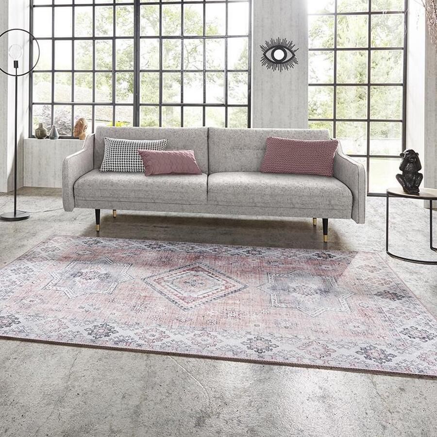 HANSE Home Vloerkleed Gratia Oosters vintage vlakweefsel loper woonkamer slaapkamer