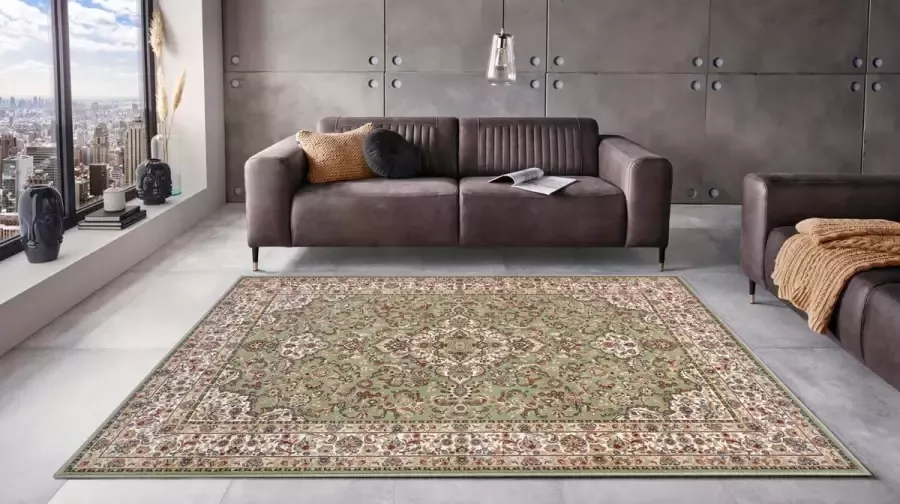 Nouristan Perzisch tapijt Zahra groen 120x170 cm - Foto 3