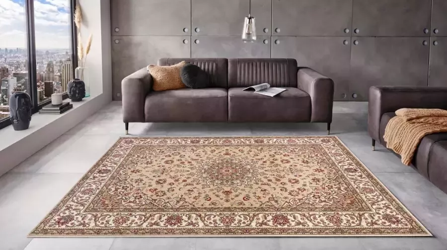 Nouristan Perzisch tapijt Zuhr beige 200x300 cm - Foto 3