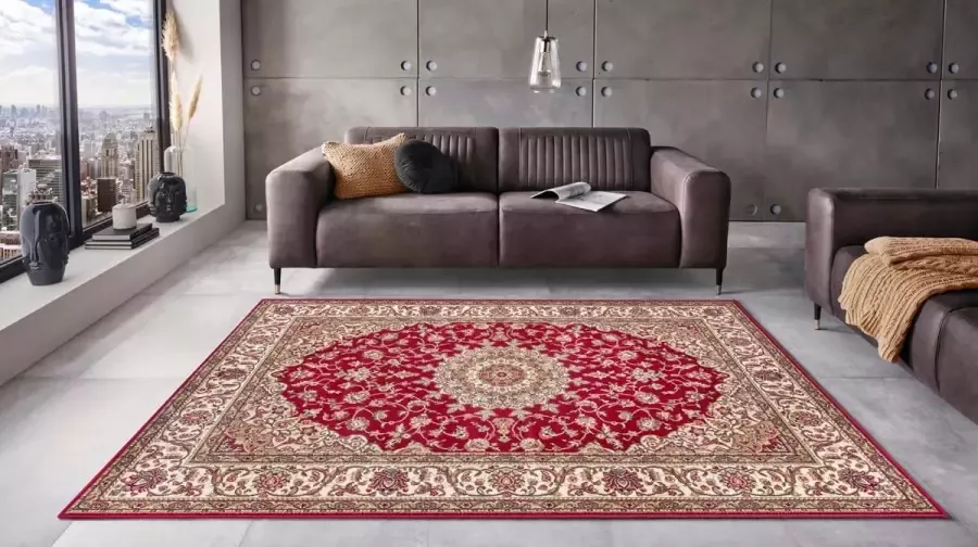 Nouristan Perzisch tapijt Zuhr rood 200x300 cm - Foto 3