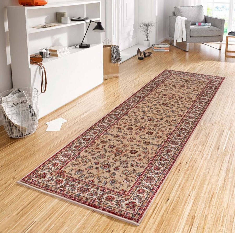 Nouristan Perzische loper Dizi beige 80x350 cm