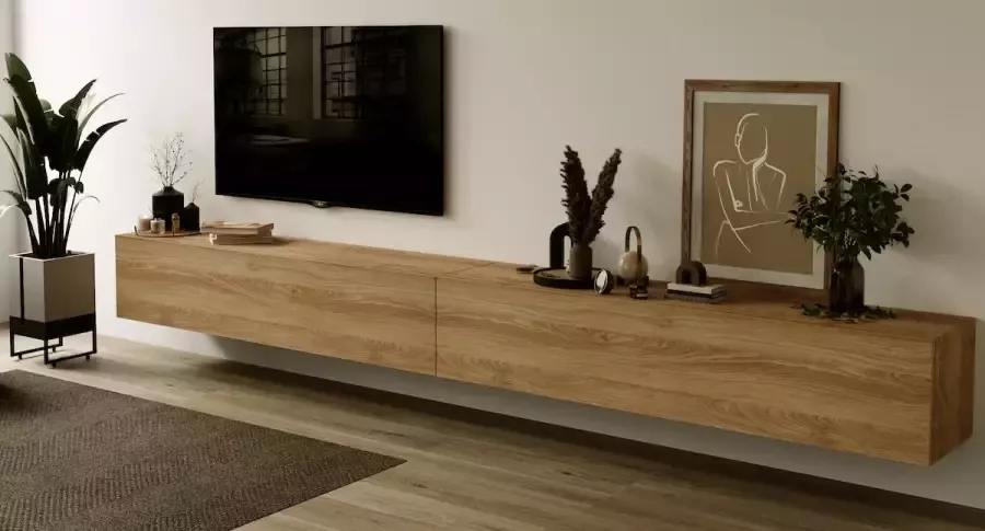 Nova Design Credenza 276 cm Eiken TV Wandmeubel