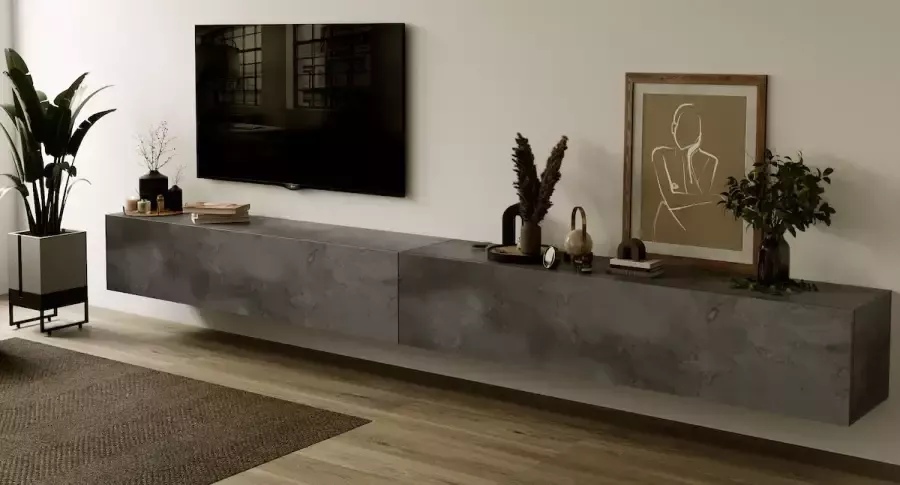 Nova Design Credenza 276 cm Oxid TV Wandmeubel