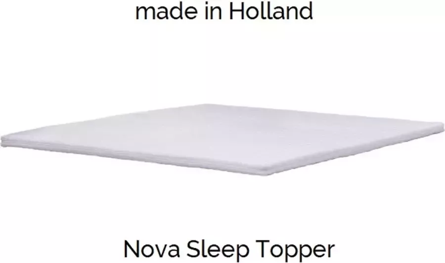 Nova Sleep Topmatras 180x200 Traagschuim 5cm Topper matras Nasa Visco