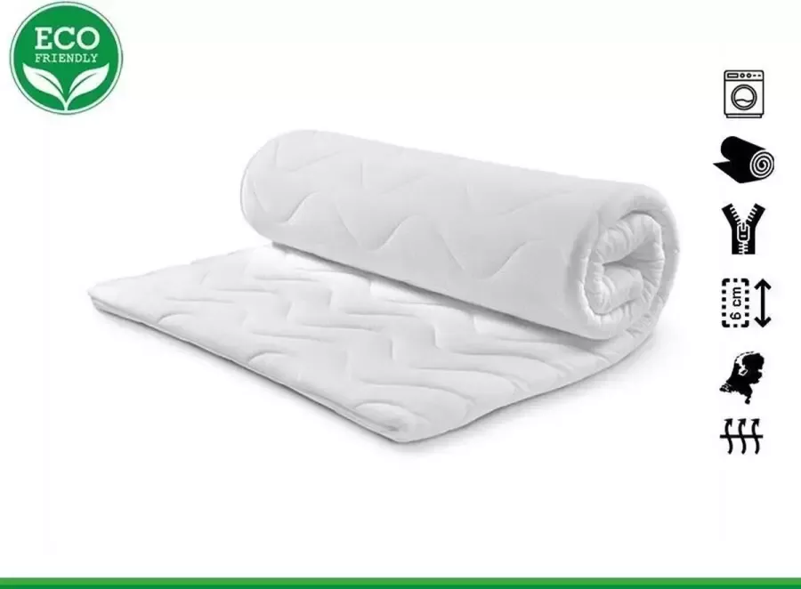 Novabeds Topdekmatras 180x200 Topper HR Koudschuim 6 CM