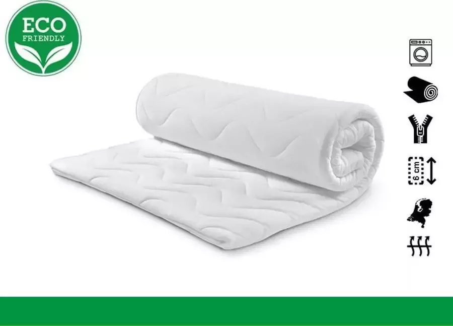 Novabeds Topdekmatras 90x200 Topper HR Koudschuim 6 CM